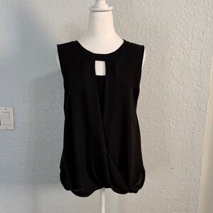 41 Hawthorn Elegant Black Sleeveless Top